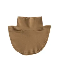 【在庫処分】暖か あったか 伸縮性 カジュアル ストレッチ インナー ベーシック シンプル ネックウォーマー レイヤード 重ね着風 フェイクカラー エレガント トップスつけ衿 タートルネック ハイネック ニット レディース 付け襟 [UMIYI]