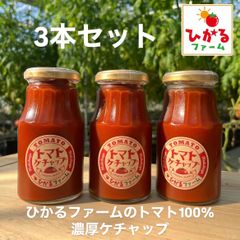 ひかるファームのトマト100%⭐️トマトケチャップ