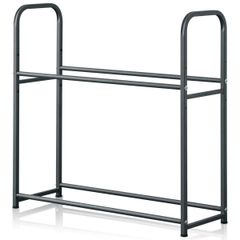 新品 FIELDOOR タイヤラック タイヤスタンド ワイド 専用カバー付 【グレー】 (約)幅105cm×奥行き35cm 耐荷重200kg 軽自動車 SUV スタッドレス