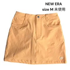 □ 未使用 NEW ERA ニューエラ プリーツスカート ミニ ゴルフ オレンジ サイズM レディース S5T199