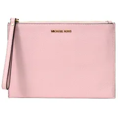 マイケルコース バッグ MICHAEL KORS レザー ジェット セット トラベル リストレット ジップ ポーチ クラッチバッグ ブロッサム 35S0GTVW4L