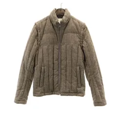 nano universe ナノユニバース 2WAY ダウンジャケット M ブラウン レディース 古着