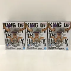 07w9173 ワンピース KING OF ARTIST ルフィ ギア５ フィギュア ニカルフィ 未開封 3体セット  フィギュア  【中古品】