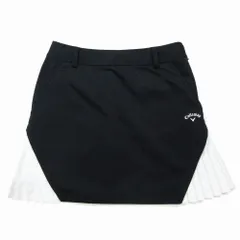 キャロウェイアパレル Callaway ゴルフウェア ミニ スカート Aライン プリーツ ボトムス 241-1128801 M ブラック ur91 【中古】
