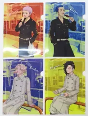 【中古】クリアファイル 三ツ谷＆柴＆乾＆九井 A4クリアファイルセット(4枚組) アイス ver. 「TVアニメ 東京リベンジャーズ POP UP STORE in アニメイト」