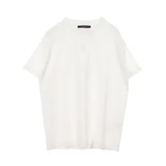 【美品　鑑定済】ルイヴィトン　ロングTシャツ　カットソー　フロントロゴ刺繍 美品 鑑定済】ルイヴィトン ロングTシャツ カットソー フロント