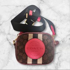 コーチCOACHデンプシーカメラショルダーミニバック7057未使用に近い美品