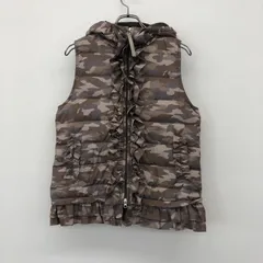 【新品】リバーシブル迷彩柄、ベージュ軽量ダウンベスト Lサイズ 2025年最新】迷彩ダウンベストの人気アイテム - メルカリ