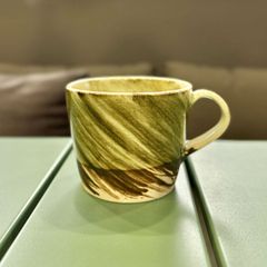 ⑯ 美濃焼 マグカップ マーブルマグ ANGLE アングル グリーン