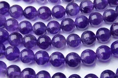 12mm アメジスト １連（約38cm） パワーストーン 天然石 _R1521-12