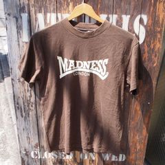 SHOOT MADNESS マッドネス スカバンド Tシャツ 茶 US-S