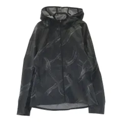 adidas アディダス  ランニング ジップパーカー 総柄 ブラック系 M [240101389374] レディース