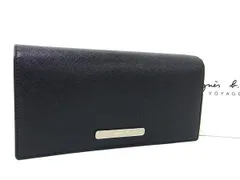 ■新品■未使用■ agnes b. アニエスベー レザー 二つ折り 長財布 ウォレット レディース ブラック系 AU9859 のサムネイル