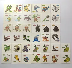ポケモンパン　デコキャラ　シール　セット　まとめ売り ポケモンパン デコキャラシール 74枚セット - メルカリ