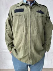 【カナダ軍実物】 ヘリクルーシャツジャケット  USED
