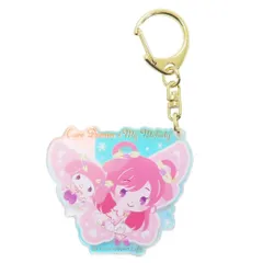 【メール便】Yes！ プリキュア5 GoGo！xサンリオキャラクターズ キーリング オーロラアクリルキーホルダー キュアドリームxマイメロディ バンダイ プレゼント キャラクター グッズ 