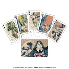 葛飾北斎×初音ミク A3アクリルパネル 2種セット 葛飾北斎「冨嶽三十六景」×初音ミクの歴史的コラボ！お部屋に