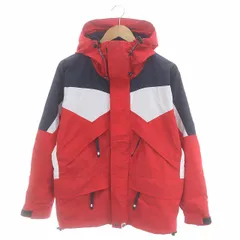 アベイシングエイプ A BATHING APE マウンテンパーカー ジャケット フード アウター ジップアップ 総裏地 S 赤 白 紺 /MI ■OS ■SHのサムネイル