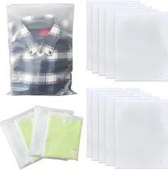 fogman ジップ付きビニール袋 スライドジッパー付き袋 保管 密封 密閉 多用途 10枚セット(30x40cm 厚み0.14mm,  30x40cm)