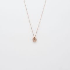 カシケイ BDプチ〈from メランジェ〉 ペンダント ネックレス 0.10ct 42cm K18BG 新品仕上げ Sランク