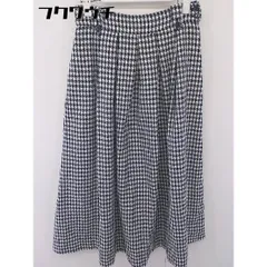 ◇ MOUSSY マウジー 総柄 ロング フレア スカート サイズ2 ブラック ホワイト レディース  【中古】 【1202140002565】