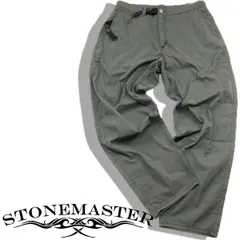 【新品】 STONEMASTER × EDIFICE ／ ストーンマスター × エディフィス　クライミング パンツ SM HYBRID PANT ストレッチ ポケッタブル アウトドア キャンプ タウンユース ガーメンドタイ 製品染め グリーンカーキ ｜ 春夏