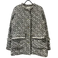 IENA GIOLICA ツイードジャケット S IENA（イエナ）の「GIOLICA ツィードジャケット.S◇（ノーカラー
