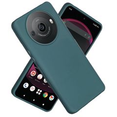 【人気商品】docomo ケース シリコン レンズ保護（ミッドナイトグリーン）シャープアクオスr8pro PRO/SH-51D ドコモsh51d スマホケース マット質感 全面保護 R8 耐衝撃 滑り止め ソフト 】AQUOS TPU シリコン カバー 薄型