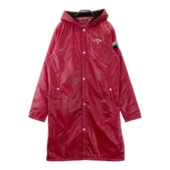 サイズ：M CALLAWAY キャロウェイ  フード付 中綿 ベンチコート  レッド系 [240101421872] ゴルフウェア メンズ ストスト