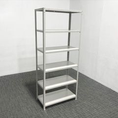 スチールラック 軽量 セミボルトレス グレー
