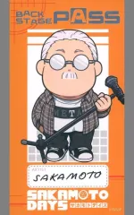 【中古】キャラカード 坂本太郎(ミニキャラ) 「SAKAMOTO DAYS×カラオケまねきねこ 箔押しバックステージパス」