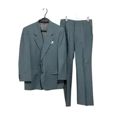 Z1580 NINA RICCI スーツセットアップ スーツ オーダー カーキ オリーブ グリーン 緑 ビジネス メンズ セットアップ テーラードジャケット
