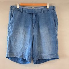 POLO Ralph Lauren ポロ ラルフローレン リネンショーツ ハーフパンツ  短パン デニム調 メンズ W30（ 実寸 W32〜33 相当 ）