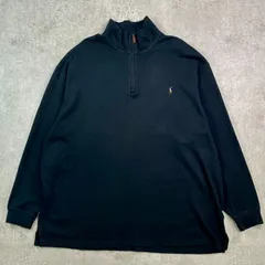 スーパービッグサイズ POLO RALPH LAUREN ポロラルフローレン ハーフジップニット メンズ4XL 