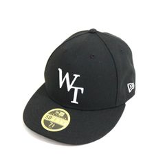 【新品同様】WTAPS ダブルタップス × NEWERA ニューエラ 7 3/8 メンズ キャップ 22SS 59FIFTY LOW PROFILE/CAP/POLY.TWILL.NEWERA 221NENED-HT01 59 黒 新品 古着