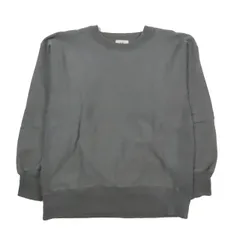21AW ハイク HYKE SWEAT SHIRT スウェットシャツ トレーナー クルーネック プルオーバー 長袖 無地 トップス オリーブドラブ 2 メンズ のサムネイル