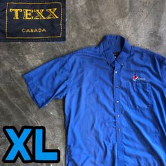 T6059 TEXX pepsi 企業　ボタンシャツ　ペプシ　ビッグサイズ　古着