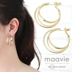 ピアス レディース ニッケルフリー 金属アレルギー フープ シルバー925