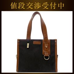 バーバリー ハンドバッグ ブラウン グレー ベージュ チェック