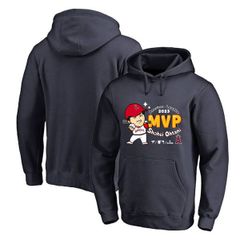 大谷翔平 ファナティクス エンゼルス ア・リーグ ＭＶＰ記念 2023 イラスト ネイビー MLB fanatics Ohtani Shohei エンジェルス Angels プルオーバー 長袖 大人 エンゼルス ユニセックス おしゃれ かっこいい トレーニング