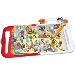 【新品・送料無料】アンパンマン にほんご えいご 二語文も！あそぼう！しゃべろう！ ことばずかんPremium