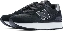 ニューバランス WL574Z NJ スニーカー レディース ブラック  厚底 シャークソール搭載