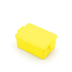 ☆ レモンイエロー ☆ GEL COOL square M 400ml 1段 弁当箱 400ml 保冷 お弁当箱 ランチボックス 一段 １段 GEL-COOL ジェルクール square スクエア M 400 お弁当 ランチ 女子 大人 保冷剤 内蔵