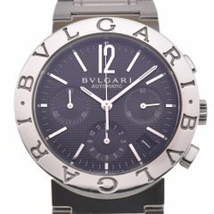 値下 ブルガリ BVLGARI BB38SSCH ブルガリブルガリ クロノグラフ デイト 自動巻き メンズ 美品 箱・保証書付き D#139143