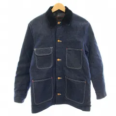 ブルーブルー BLUE BLUE 70s デニムジャケット ジージャン Gジャン カバーオール アウター ヴィンテージ 36 インディゴ OHRKK552A /YTのサムネイル
