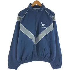 古着 00年代 米軍実品 U.S.AIR FORCE SKILCRAF PTU トレーニングジャケット ナイロンジャケット USA製 MEDIUM/REGULAR/eaa520499