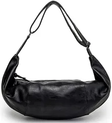 cmy select シーエムワイ セレクト ボディバッグ 斜めがけ ショルダーバッグ メンズ puレザー ブラック 紳士バッグ肩掛け 紳士バッグa4サイズ本革肩掛け( ブラック（PUレザー）)