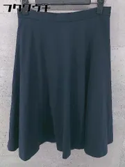 ◇ ROPE' ロペ 膝丈 フレア スカート サイズ38 ネイビー レディース 【中古】 【1002802359767】