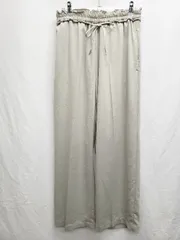 ◇ nano universe ナノ ユニバース ワイドパンツ サイズ38 グレージュ系 レディース P  【1407100033560】