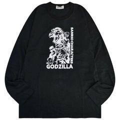 ゴジラ サンリオ キャラクターズ プリント 長袖 Tシャツ 春 秋 GODZILLA gz1243-39-A